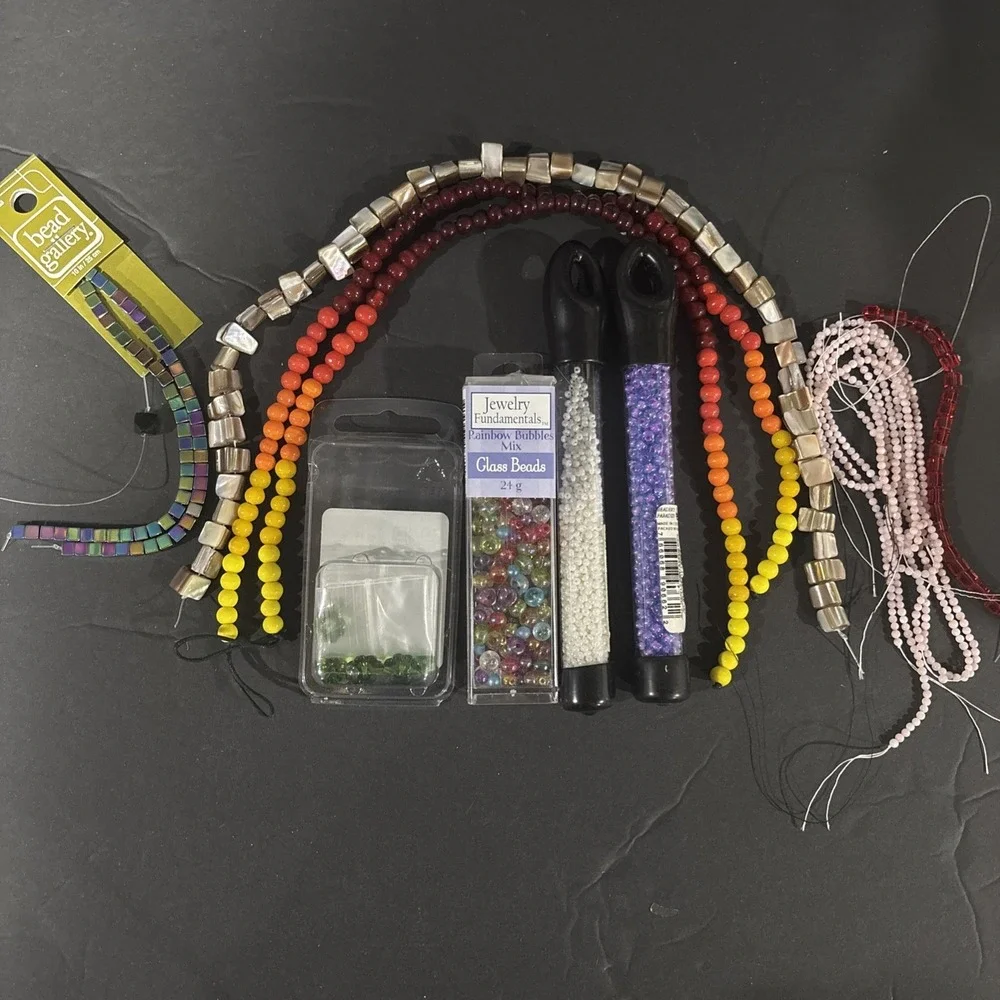 HUGE Mixed Lot Beads & Jewelry Making Supplies